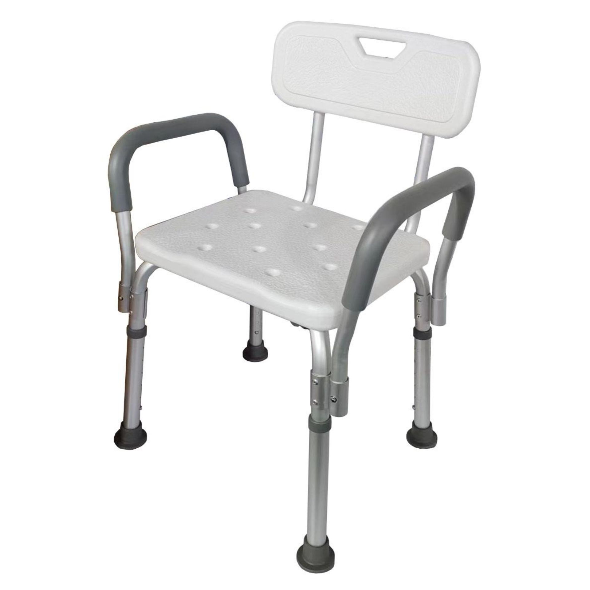 Aluminum Shower Chair with Armrest and Backrest