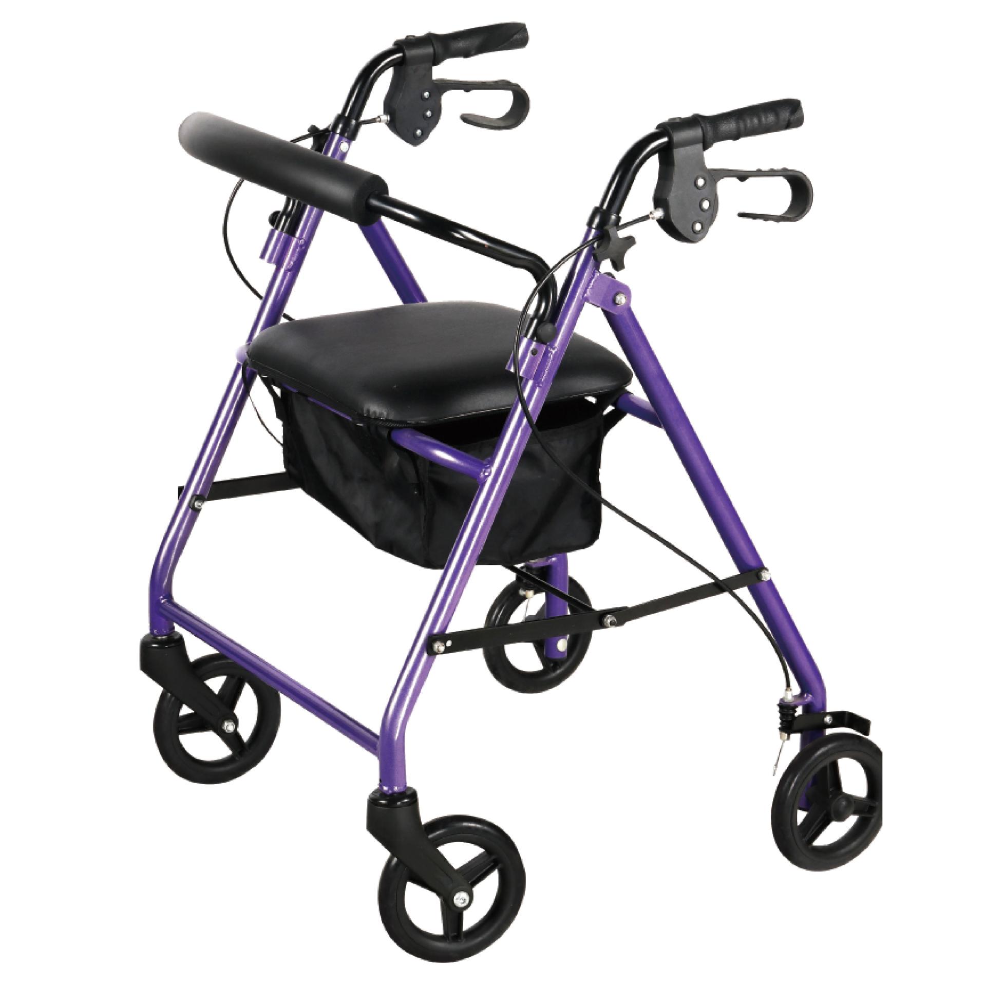 Aluminum Rollator with 6'' wheels
